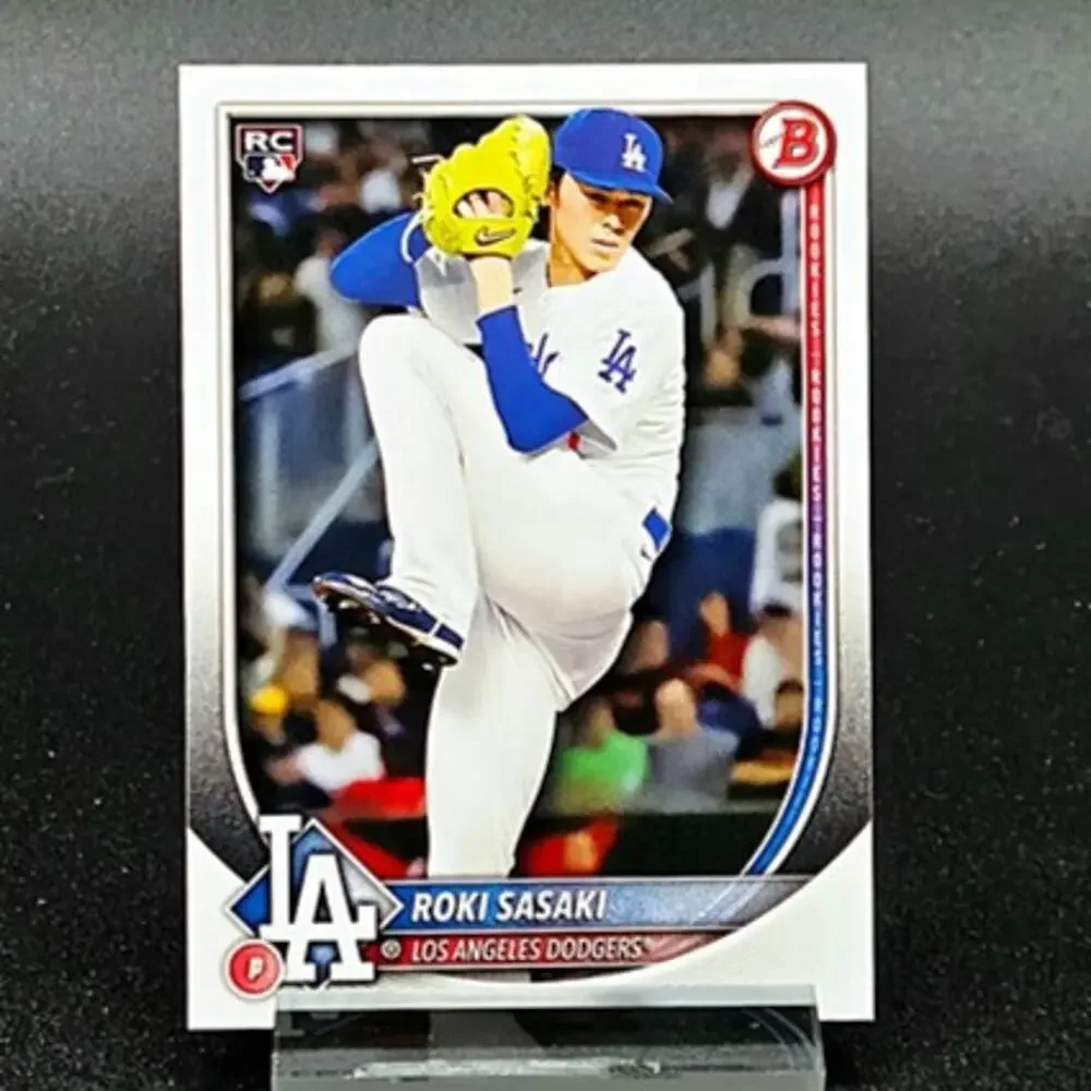 Roki Sasaki Topps Chrome Bowman 35th Anniversary RC Los Angeles Dodgers Star - Picture 2 of 7